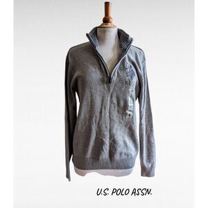 NWT U.S. Polo Assn. pullover preppy sweater   Sz S